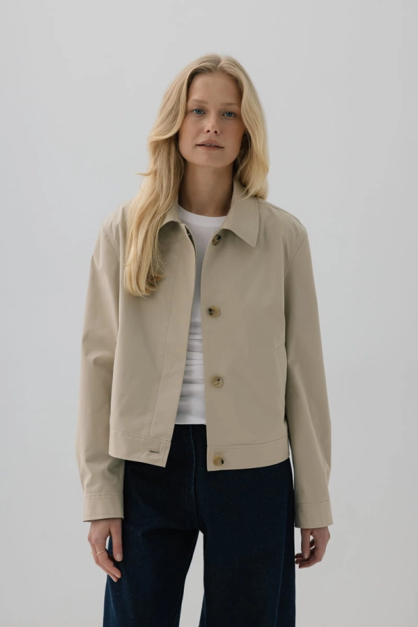 Kurtka bawełniana Odette, beżowa