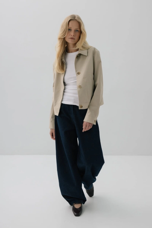 Kurtka bawełniana Odette, beżowa