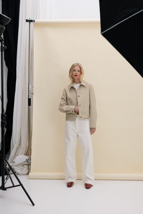 Kurtka bawełniana Odette, beżowa