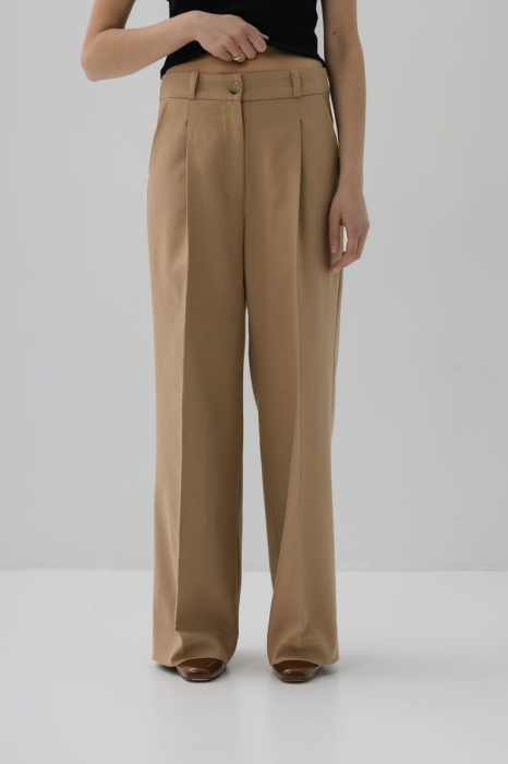 Spodnie bawełniane Zenith 2.0, beżowe