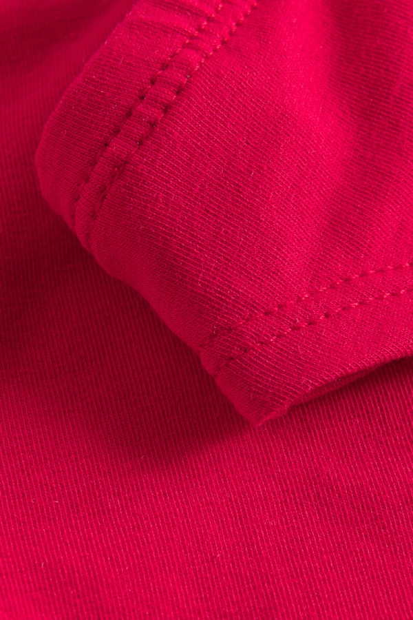 Majtki Comfy z bawełny organicznej, czerwone