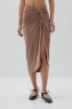 Spódnica z bambusa Lombok, beżowa