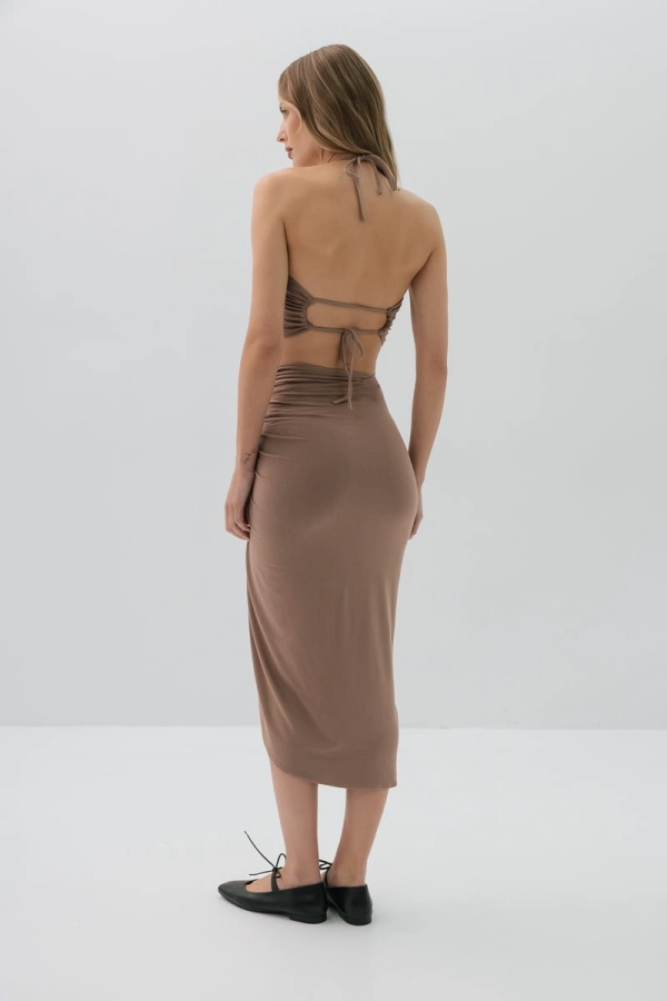 Top z bambusa Lombok, beżowy