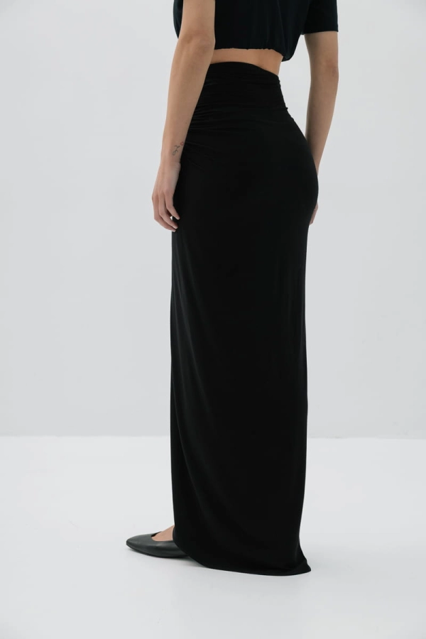 Spódnica z bambusa Sandy, czarna