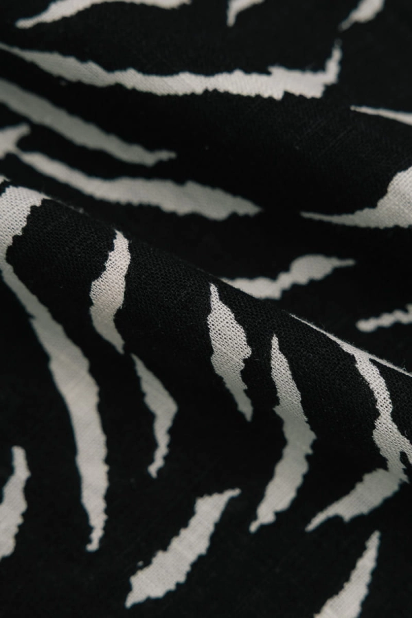 Spódnica Leonie wiskoza z lnem, zebra