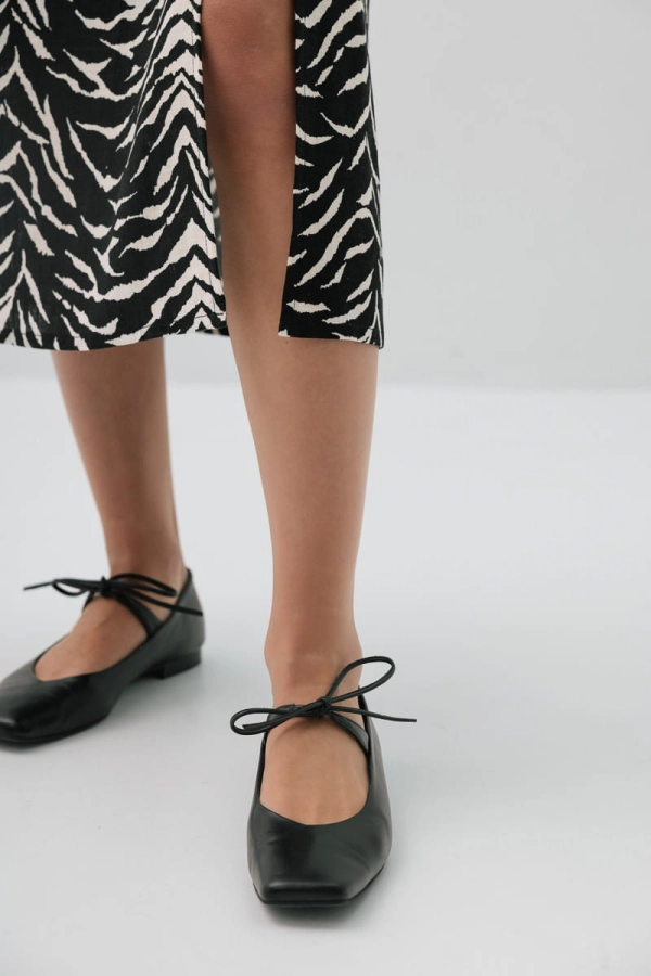 Spódnica Leonie wiskoza z lnem, zebra