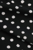 Sukienka wiskozowa Zoe, czarno-biała w kropki