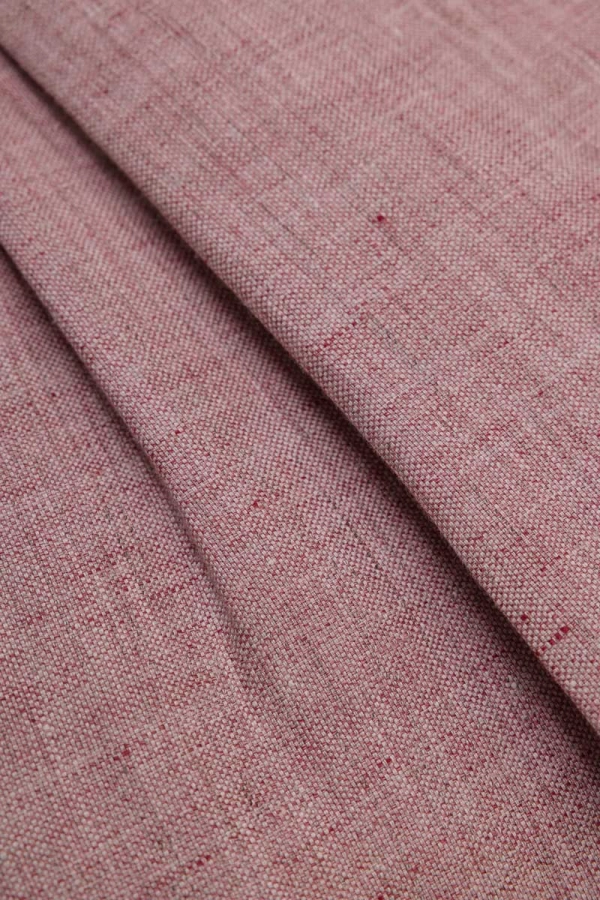 Szorty Even lniane, różowe