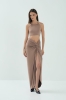 Spódnica z bambusa Sandy, beżowa