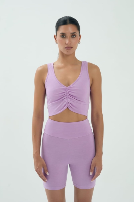 Top Zolyn wełna merino, lila