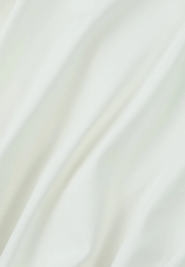 Spodnie OFF, długie bawełniana dzianina, kremowe