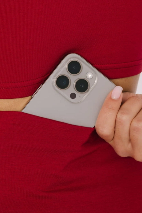 Kolarki bawełniane Sydney, czerwone