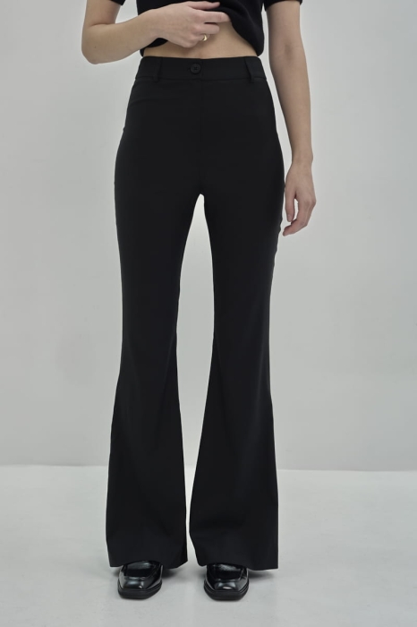 Spodnie wełniane Chelsea Classic, czarne