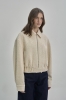 Kurtka bomberka wełniana Azura, kremowa