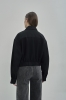 Kurtka bomberka wełniana Azura, czarna