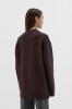Sweter bawełniany polo Theo, brązowy