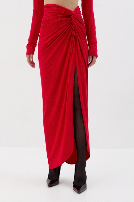 Spódnica z bambusa Sandy 2.0, czerwona