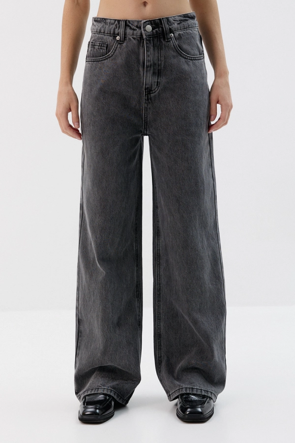 Spodnie Jeansowe Wander z bawełny organicznej, szare