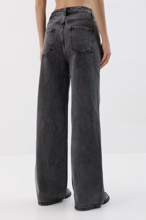 Spodnie Jeansowe Wander z bawełny organicznej, szare