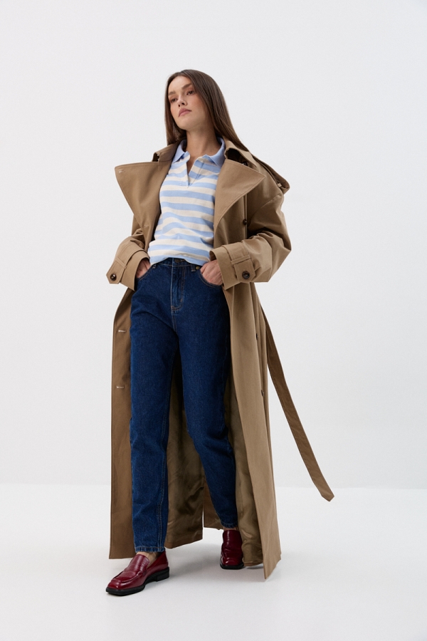 Spodnie Jeansowe Mirage z bawełny organicznej, granatowe