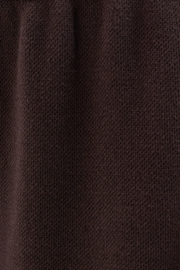 Sweter bawełniany polo Theo, brązowy