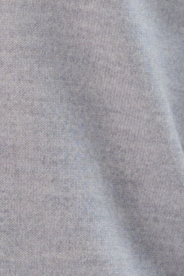 Dzianina 100% wełna merino szary melanż – detal golf Daisy