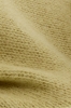 Dzianina 100% wełna merino pistacjowa – detal swetra Willow