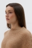 Beżowy sweter Willow z wełny merino – dekolt o-neck