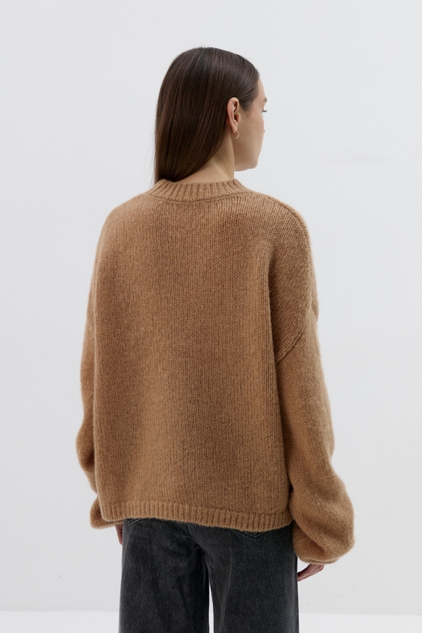 Sweter Willow 100% wełna merino – widok z tyłu
