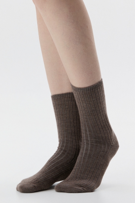 Skarpety Spice, wełniane brązowe, one size