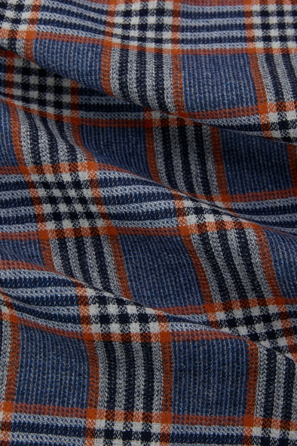 Spódnica Eton, wełniana, w kratę