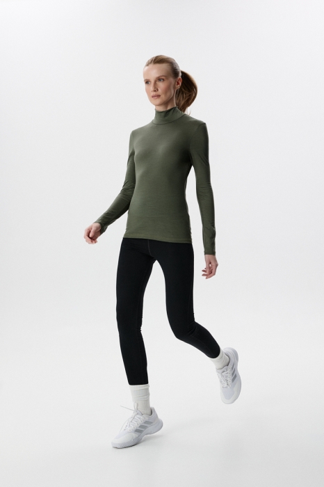 Golf Tessa, wełniany, zielony