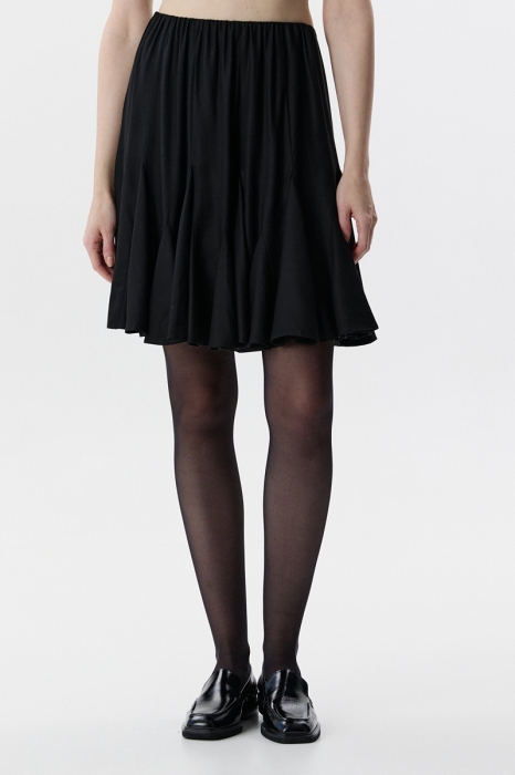 Spódnica Visteria, wiskoza, czarna