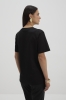 Czarny T-shirt Muse – widok tył, minimalistyczny krój