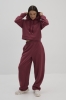 Bluza Kai różowa – komplet dresowy, stylizacja damska