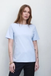 T-shirt Muse - 100% bawełna Supima, błękitny