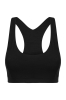 Stanik Pulse Bra, wełna merino, czarny