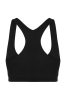 Stanik Pulse Bra, wełna merino, czarny