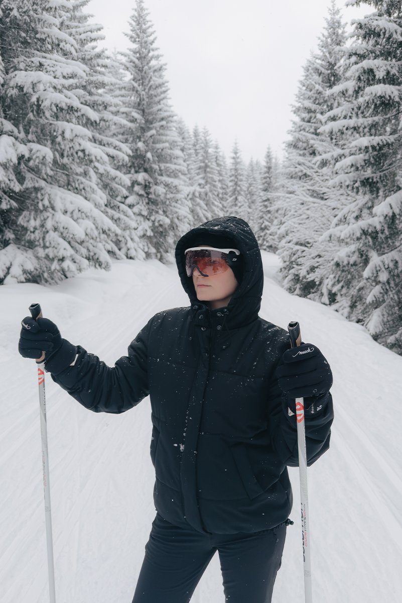 Kaptur i wełniana tkanina wierzchnia kurtki Woolaspen