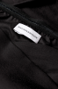 Legginsy sportowe Core V-waist, wełna merino, czarne – detal metki