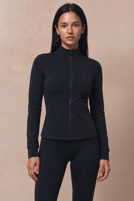 Bluza sportowa Pacer, wełna merino, czarna
