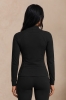 Bluza sportowa Pacer, wełna merino, czarna