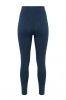 Legginsy sportowe Core V-waist, wełna merino, granatowe – zdjęcie produktowe, tył