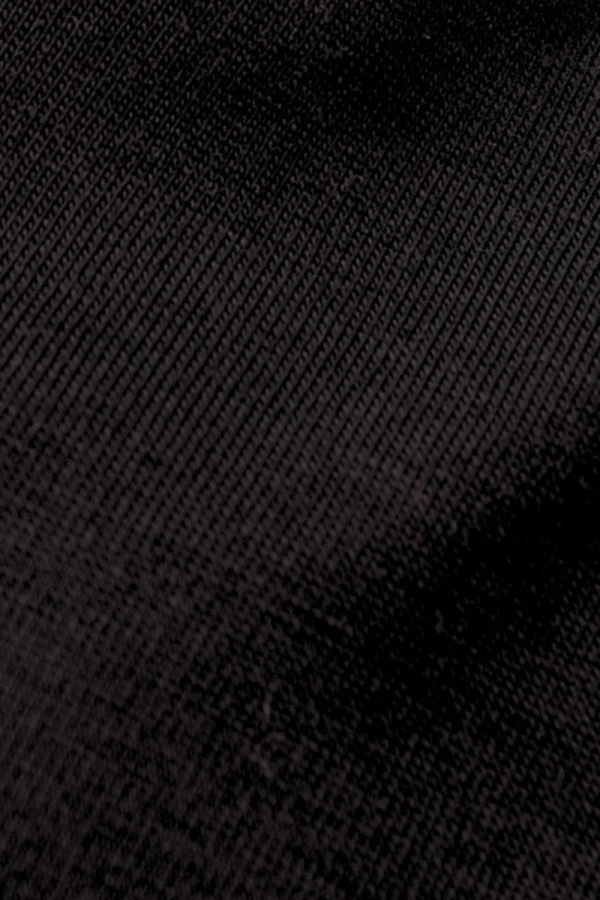 Bluza sportowa Pacer, wełna merino, czarna – detal dzianiny