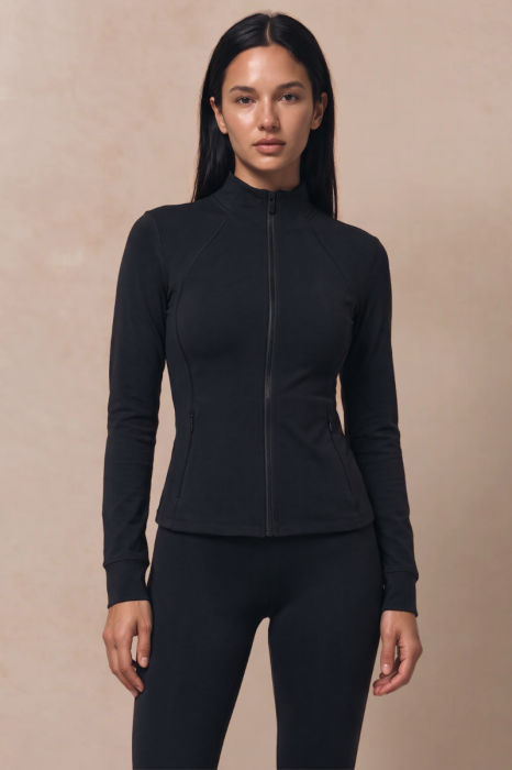 Bluza sportowa Pacer, wełna merino, czarna