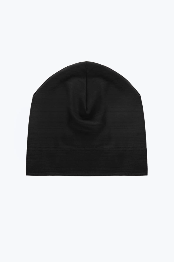 Czapka jednowarstwowa czarna wełniana
