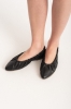 Balerinki Bella skórzane czarne