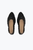 Balerinki Bella skórzane czarne