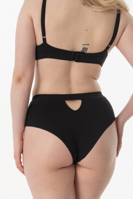 Majtki Wrap z bawełny organicznej czarne