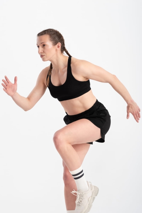 Top sportowy Rio wełniany, czarny